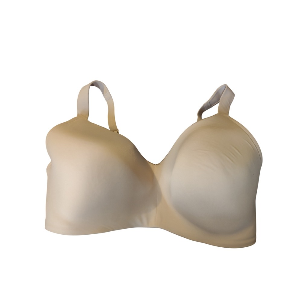 Auden‎ Lightly Lined Wirefree Bra Beige Nude 42DDD 023111185 Full Coverage